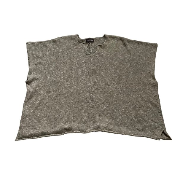 Eskandar Oversized Knit Top 61% Cotton 39% Linen Handloomed In Scotland - Picture 1 of 6